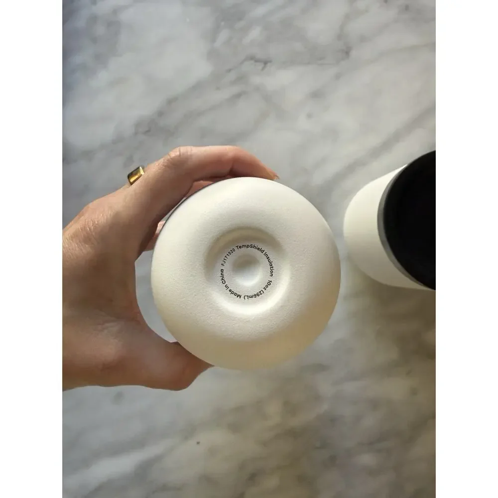 Hydro Flask 10 Oz Stemless Wine Glass - Unbreakable White Tumbler
